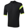 Muški biciklistički dres Sensor Cyklo Classic crna Black/ReflexYellow