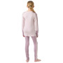 Dječji funkcionalni set Helly Hansen Jr Lifa Merino Midweight Set Purple Clay