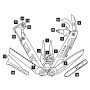 Izložbeni multitool višenamjenski alat Leatherman Signal
