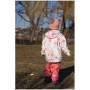 Dječje vodootporne hlače DucKsday Rain pants Coral