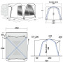 Šator za kamper Outwell Milestone Shade Air