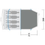 Tepisi za šator Outwell Flat Woven Carpet Starhill 4