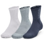 Set čarapa Under Armour 3-Maker 3pk Mid-Crew siva