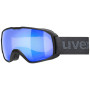 Skijaške naočale Uvex Xcitd CV crna black matt SL/blue-green