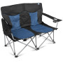 Stolica Kampa Lofa Double crna/plava