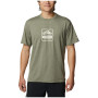 Muška majica Columbia Tech Trail™ Front Graphic SS Tee Zelena/bijela