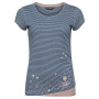 Ženska majica Chillaz Fancy Little Dot bijela/ružičasta/plava indigo blue stripes washed