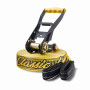Slackline Gibbon Classicline Treewear Set crna/žuta Black/Yellow