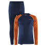 Muški set Craft Core Warm Baselayer tamno plava