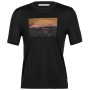 Muška majica Icebreaker Men Tech Lite II SS Tee Mountain Mantra crna