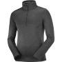 Muška dukserica Salomon Essential Lightwarm Seamless crna Black