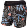 Bokserice Saxx Platinum Boxer Brief Fly crna/plava BlackVineBatik
