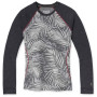 Ženska termo majica Smartwool W Merino 250 Baselayer Pattern Crew Bxd siva LightGrayPalm