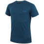 Muška majica MOOA MerinoSilk 160 short plava lagoon blue melange