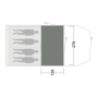 Tepisi za šator Outwell Cozy Carpet Rockwell 4