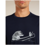 Muške funkcionalne majice Icebreaker Merino Blend Core SS Tee Canoe Companions