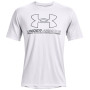 Muška funkcionalna majica Under Armour Training Vent Graphic SS bijela