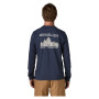Muška majica Patagonia M's L/S MW Hut Tripper Skyline T-Shirt
