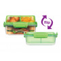 Kutija za hranu Sistema Square Lunch Stack TO GO 1,24l