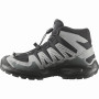 Dječja obuća Salomon Xa Pro Mid Wp J Black-Sedona Sage-Wrought Iron