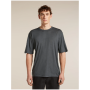 Muške funkcionalne majice Icebreaker Merino 150 Tech Lite SS Relaxed Tee tamno siva OBSIDIAN