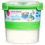 Kutija za hranu Sistema Round Lunch Stack TO GO 965ml zelena