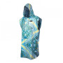 Pončo Matador Towel Poncho plava/zelena Tie Dye