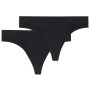 Ženske gaćice Puma 3D Knit Sport Strings 2P crna black