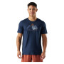 Muške funkcionalne majice Smartwool Triangle Mountain Active Short Sleeve Graphic Tee