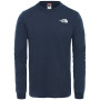 Muška majica The North Face Simple Dome Tee Long Sleeve tamno plava UrbanNavy
