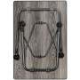 Stol Brunner Linear Greywood 115