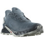 Muške tenisice za trčanje Salomon Alphacross 4 Gore-Tex plava/siva