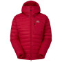 Ženska jakna Mountain Equipment W's Baltoro Jacket Tamno crvena CapsicumRed