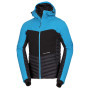 Muška softshell jakna Northfinder Watson crna/plava 282blueblack