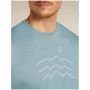 Muške funkcionalne majice Icebreaker Merino Blend 125 Cool-Lite™ Sphere SS Tee Across the Peaks