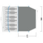 Tepisi za šator Outwell Flat Woven Carpet Starhill 6