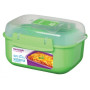 Kutija za hranu Sistema Rectangle 525ML zelena