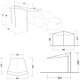 Zaklon Outwell Fieldcrest Canopy