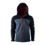Muška jakna Hi-Tec Norbert siva Black/SlateGray/Cabernet
