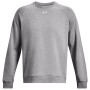 Muška dukserica Under Armour Rival Fleece Crew siva Castlerock Light Heather / / White