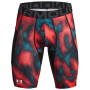Muške funkcionalne bokserice Under Armour HG Prtd Long Shorts crvena/crna
