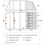 Obiteljski šator Vango Lismore Air TC 600XL Package