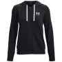Ženska dukserica Under Armour Rival Terry FZ Hoodie crna