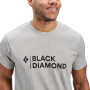 Muška majica Black Diamond M Mini Stacked Ss Tee