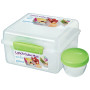 Kutija za hranu Sistema Lunch Cube Max with Yogurt Pot zelena