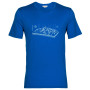 Muška majica Icebreaker Tech Lite II SS Tee Alps 3D plava
