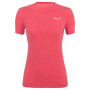 Ženska majica Salewa Zebru Fresh Amr W T-Shirt. koralna