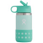 Dječja flašica  Hydro Flask Kids Wide Mouth 12 oz Straw Lid/Boot tirkizna Paradise