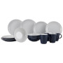 Set posuđa Gimex Solid Line Blue/White 16 pcs plava