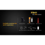 Set LED svjetala Fenix FD41 + 2600 mAh Aku s USB Feni